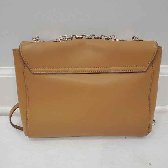 NEW BcbgMaxAzria Cindy Shoulder Bag Brown Calf Leather - Picture 3 of 7
